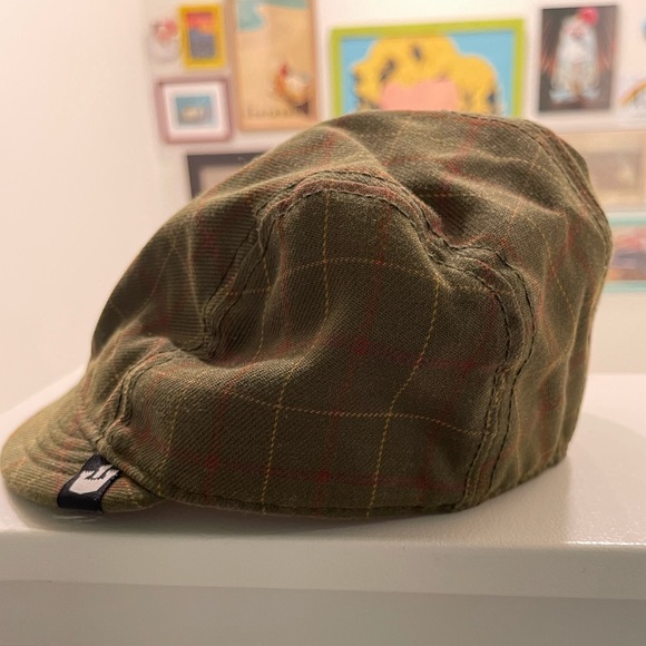 Goorin Bros Plaid Green Newsie Hat Size XS - Picture 2 of 11
